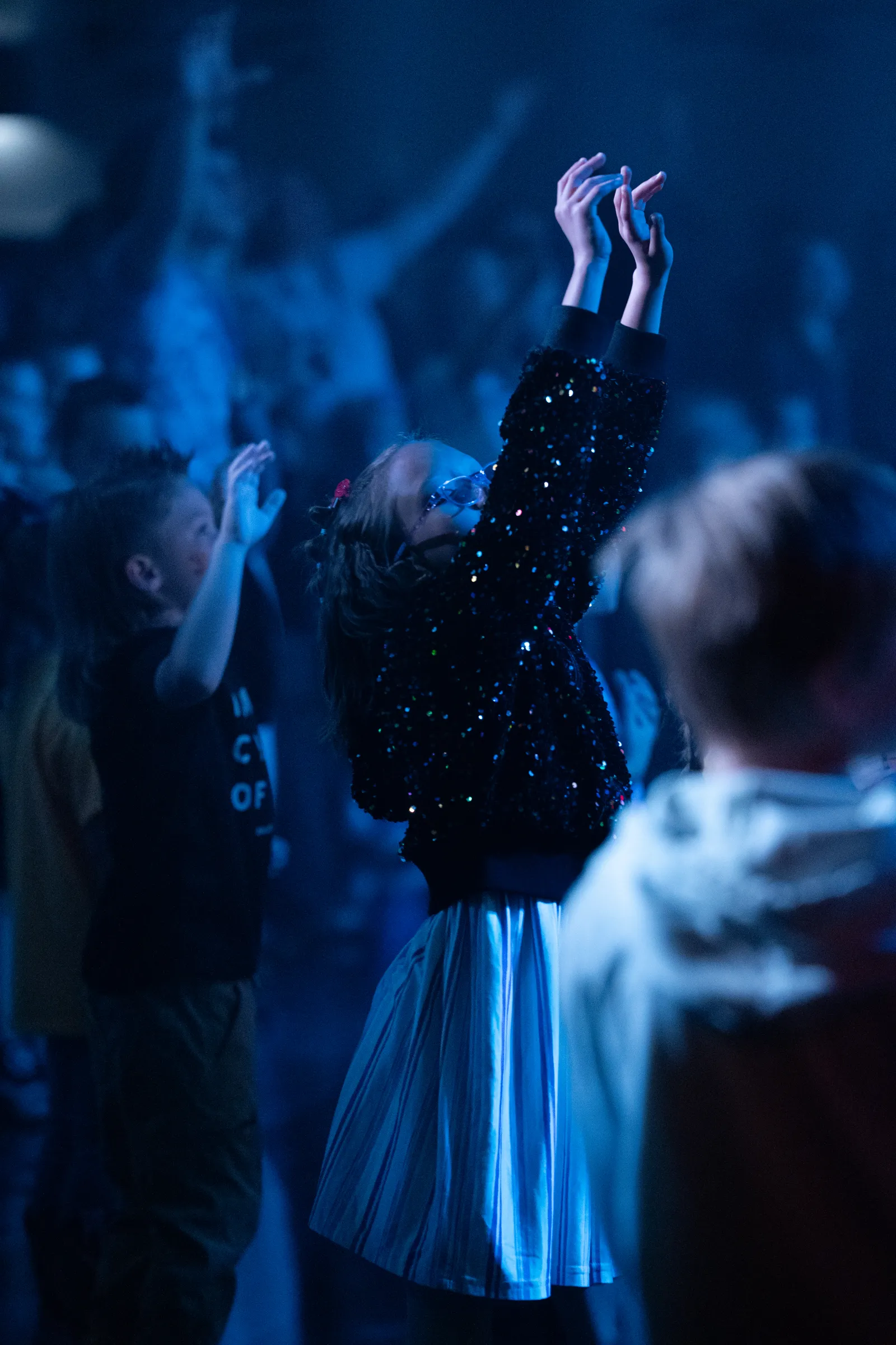 Kids worshiping at Sun City